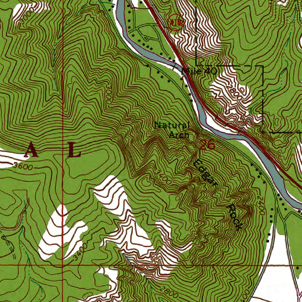 WACliffdell Authoritative US Topos 1971 Map by Western Michigan University Avenza Maps