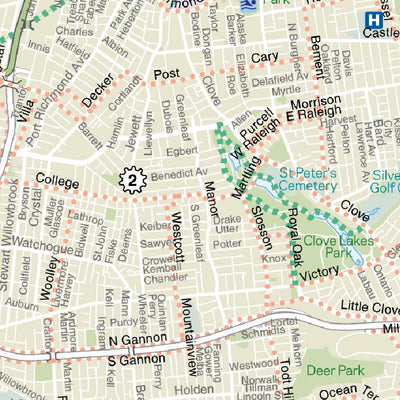 Staten Island Bike Map 2013