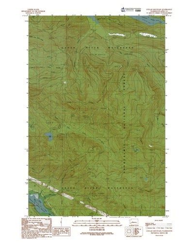 WA-Cougar Mountain: Authoritative US Topos 1989