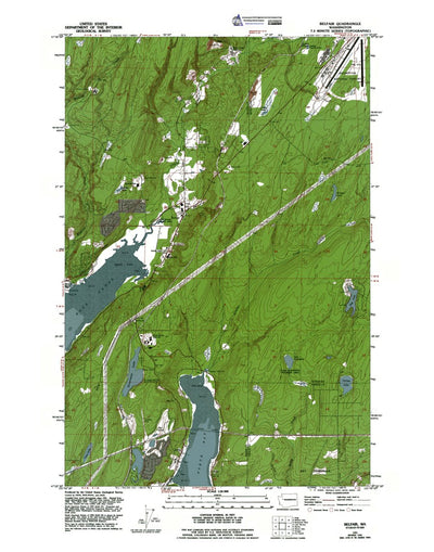 WA-Belfair: Authoritative US Topos 1953