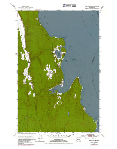 WA-Port Ludlow: Authoritative US Topos 1953