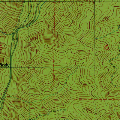 WA-Vance Creek: Authoritative US Topos 1990
