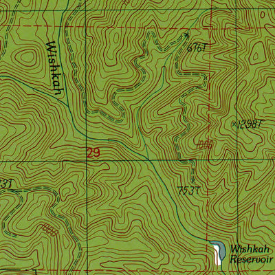 WA-Larsen Creek: Authoritative US Topos 1990
