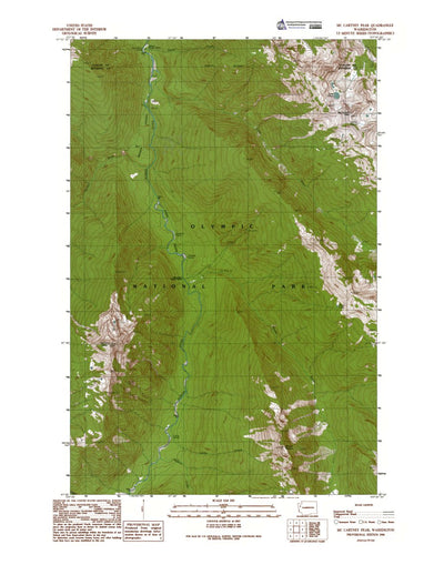 WA-McCartney Peak: Authoritative US Topos 1990