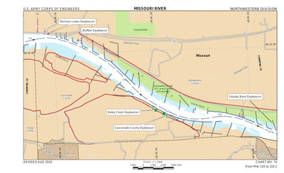 Lower Missouri, River Mile 105 to 110.1