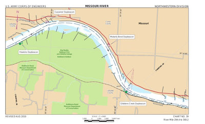 Lower Missouri, River Mile 294.4 to 300.2