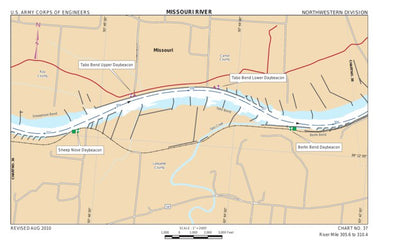 Lower Missouri, River Mile 305.6 to 310.4