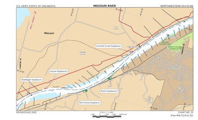 Lower Missouri, River Mile 315.6 to 321