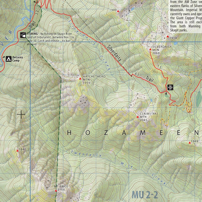 Manning / Skagit Provincial Parks - Map 104 - 2nd Edition