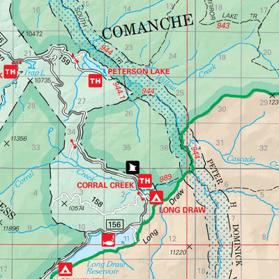 Arapaho and Roosevelt National Forests Visitor Map (North Half)