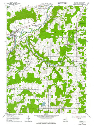 NY-Fillmore: Authoritative US Topos 1964