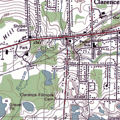 NY-Lancaster: Authoritative US Topos 1982