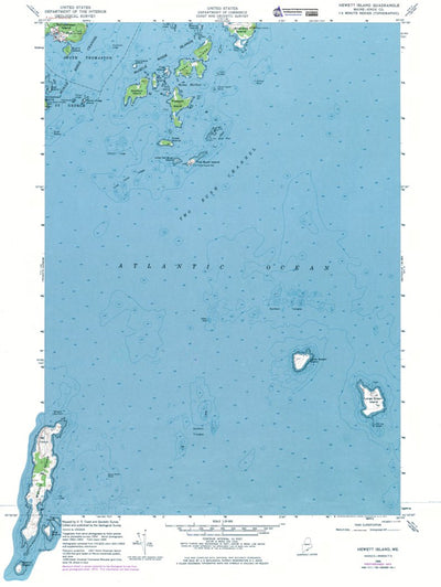 ME-Hewett Island: Authoritative US Topos 1955