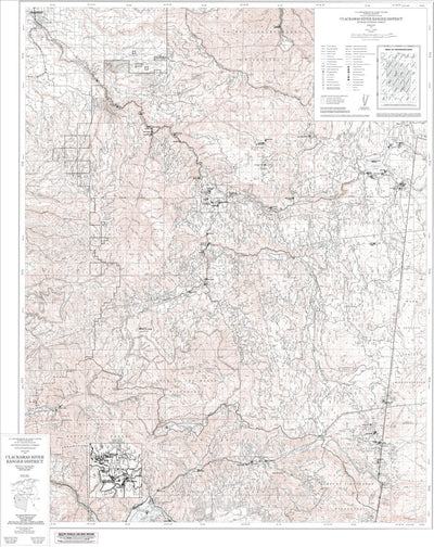 Clackamas River Ranger District Map