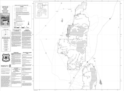 Fishlake National Forest Fillmore District North Section Winter Use Map