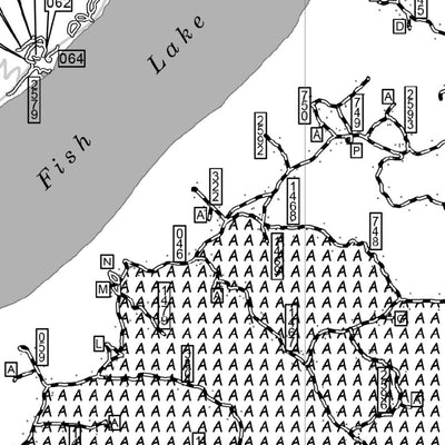 Fishlake National Forest Fremont River District Loa-Fish Lake Section Winter Use Map