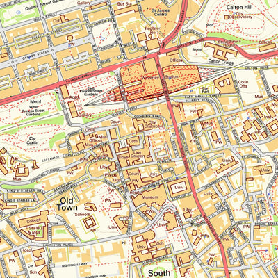 Edinburgh street map