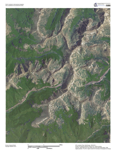 CO-Loveland Pass: GeoChange 1953-2012
