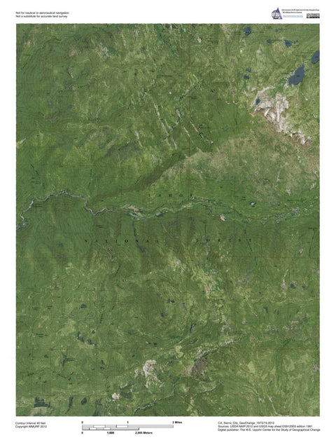 CA-Sierra City: GeoChange 1973-74-2012