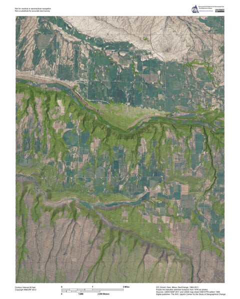 CO-Grand View Mesa: GeoChange 1964-2011