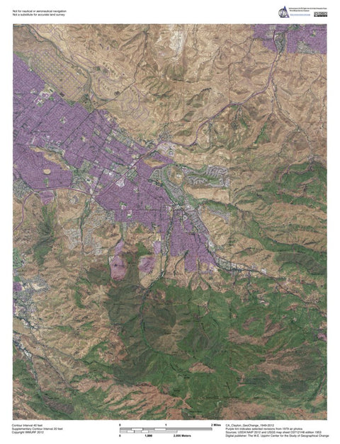 CA-Clayton: GeoChange 1949-2012