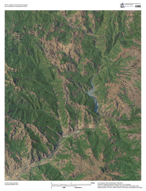 CA-Pacheco Peak: GeoChange 1963-2012