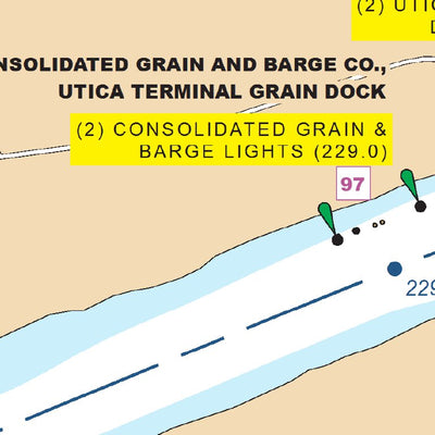 Chart 77 - Illinois River Miles 226.3 - 229.4