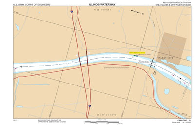 Chart 21 - Illinois River Miles 59.1 - 62.0