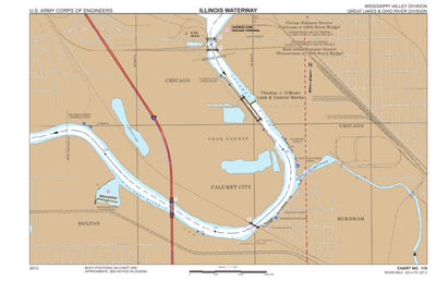 Chart 119 - Illinois River Miles 323.4 - 327.2