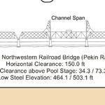 Chart 51 - Illinois River Miles 150.2 - 154.2