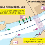 Chart 94 - Illinois River Miles 278.7 - 281.9