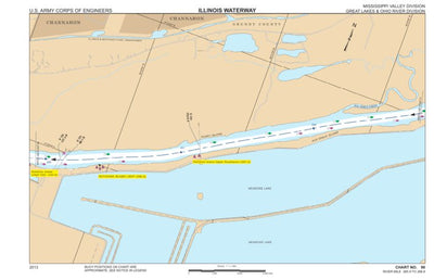 Chart 90 - Illinois River Miles 265.9 - 268.8