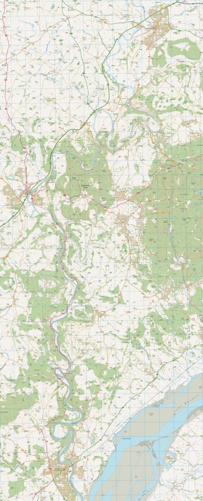 Lower Wye Valley hiking map