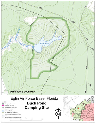 Eglin AFB Camping - Buck Pond