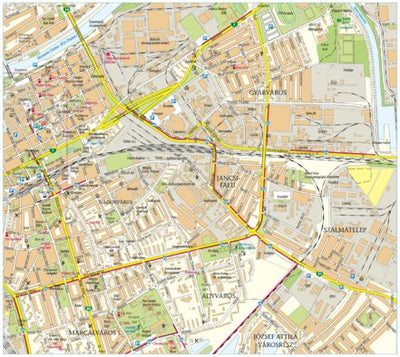 Győr várostérkép (kelet ), city map (East),