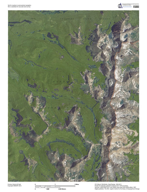 CO-Mount Richthofen: GeoChange 1953-2011