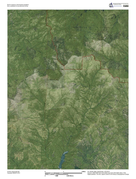 CA-Shasta Bally: GeoChange 1973-2012