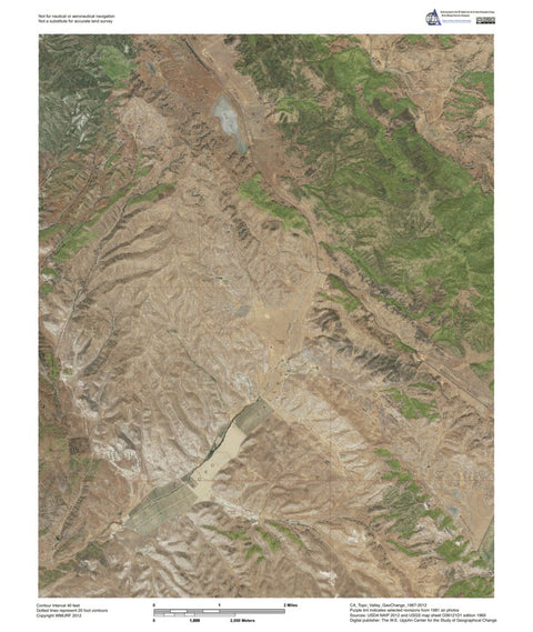 CA-Topo Valley: GeoChange 1967-2012