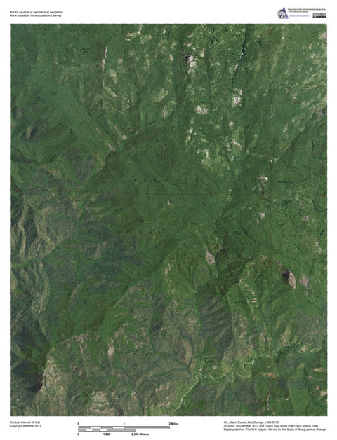 CA-Giant Forest: GeoChange 1983-2012