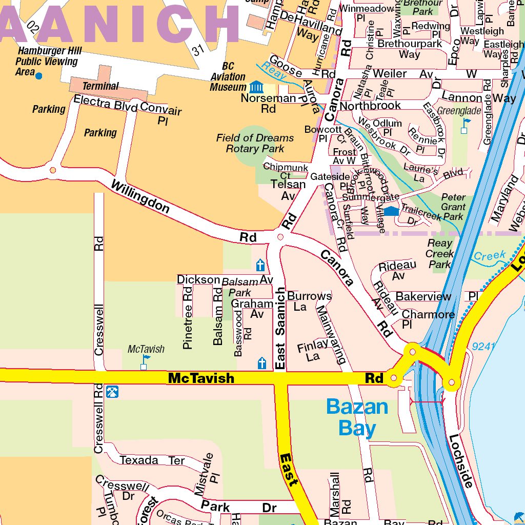 North Saanich and Central Saanich, BC Map by Mapmobility Corp. Avenza