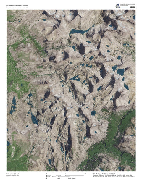CA-Mt Hilgard: GeoChange 1976-2012