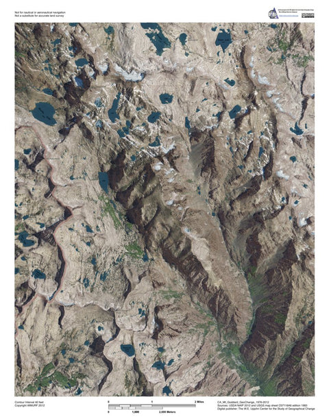CA-Mt Goddard: GeoChange 1976-2012