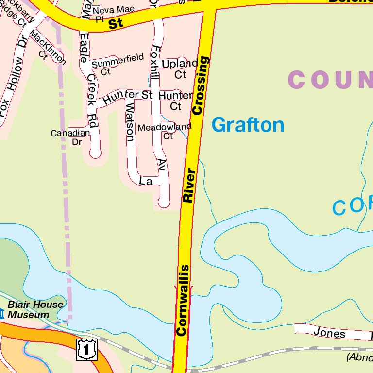 Kentville, NS Map by Mapmobility Corp. Avenza Maps