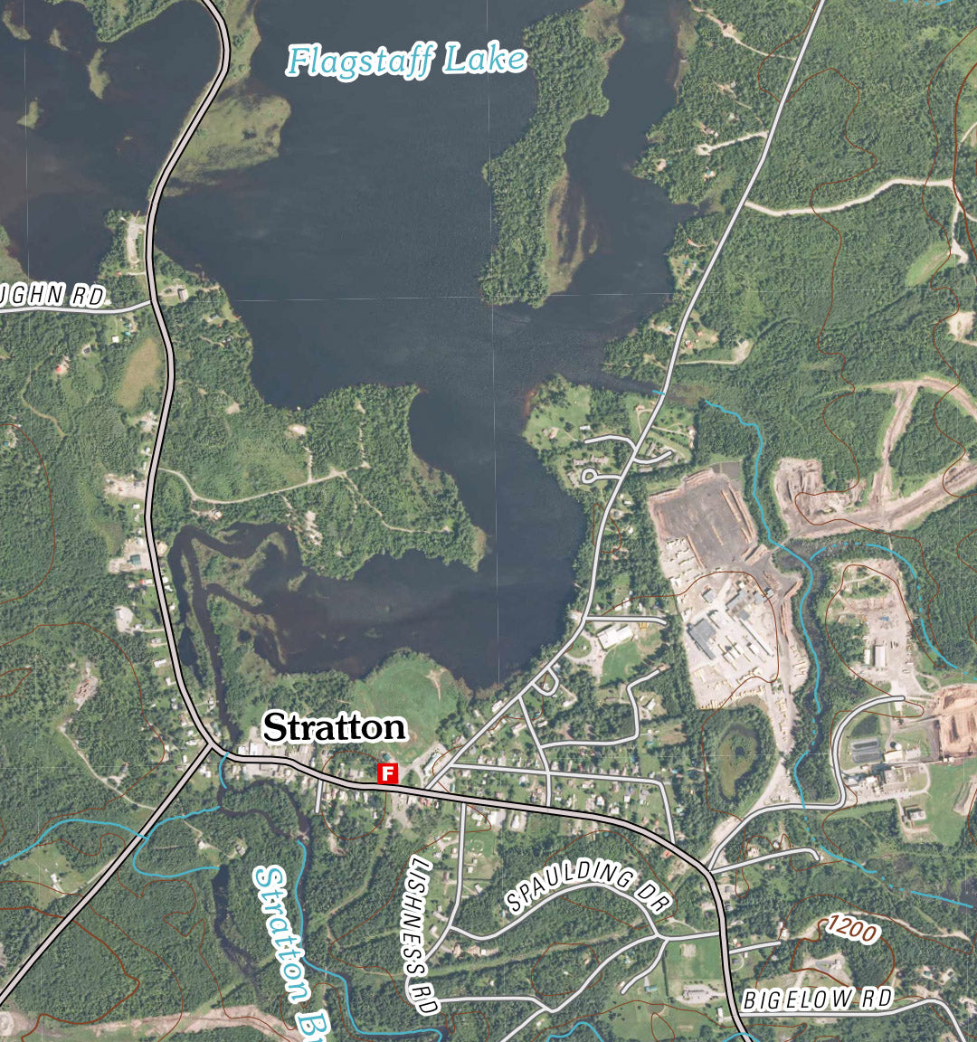 Maine - Stratton - Rangeley Area Map by ad nauseam | Avenza Maps