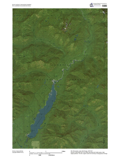 WA-Wynoochee Lake: GeoChange 1987-2011