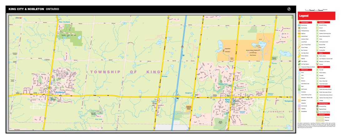 King City and Nobleton, ON Map by Mapmobility Corp. | Avenza Maps