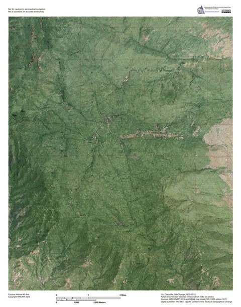 CA-Claraville: GeoChange 1970-2012