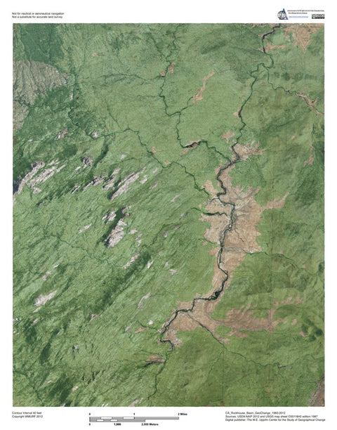 CA-Rockhouse Basin: GeoChange 1983-2012