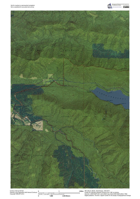 WA-Mount Muller: GeoChange 1943-2011