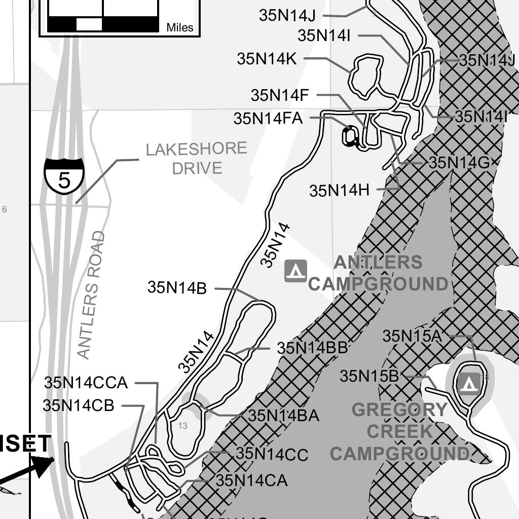 ShastaTrinity MVUM Shasta Lake (west) Map by US Forest Service R5